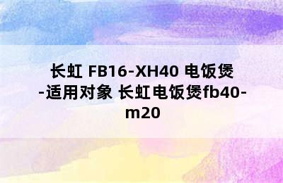 CHANGHONG/长虹 FB16-XH40 电饭煲-适用对象 长虹电饭煲fb40-m20